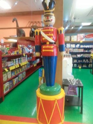 Barcana Life-Size Christmas Nutcracker Toy Soldier Statues Display - Set of 5