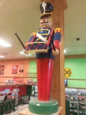 Barcana Life-Size Christmas Nutcracker Toy Soldier Statues Display - Set of 5