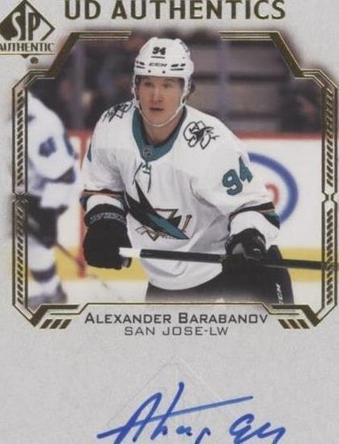 2021-22 SP Authentic - Alexander Barabanov #UDA-AB