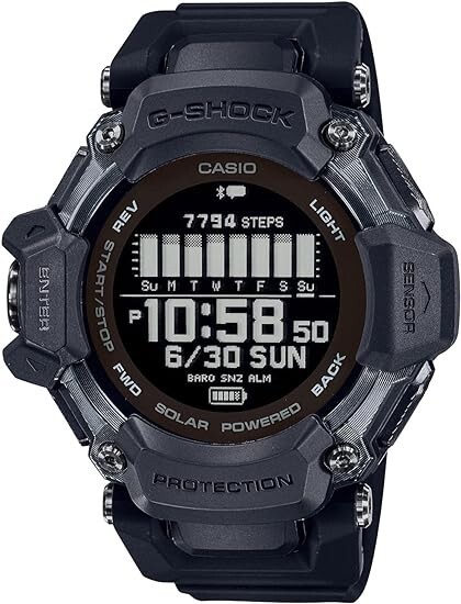 Pre-owned Casio Gbd-h2000-1bjr G-shock G-squad Sport Bluetooth Gps Digital Men Watch