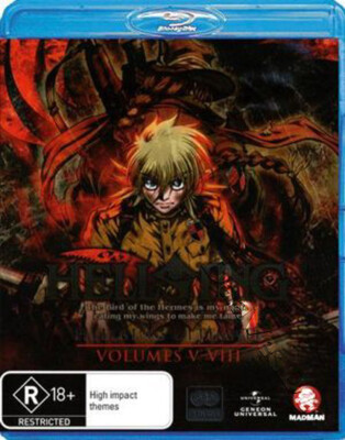 Hellsing: Ultimate Collection 2 (Eps 5-8) NEW Blu-Ray 2-Disc Set Tomokazu Tokoro