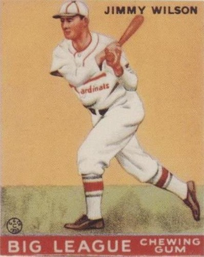 1983 Renata Galasso 1933 Goudey Reprints - Jimmie Wilson #37