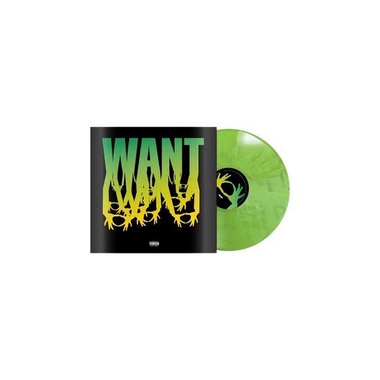 3OH!3 Want Puke Green Vinyl /1000 *Sealed In Hand Ships