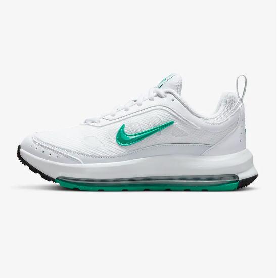 

Женские кроссовки Nike Air Max AP «Белый/зеленый нептун» (CU4870-105) Expeditedship, White/neptune green, Nike Air Max AP