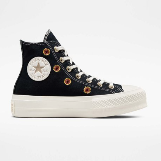 Кроссовки Converse Chuck Taylor All Star Lift Festival с цветочным принтом - A06115C