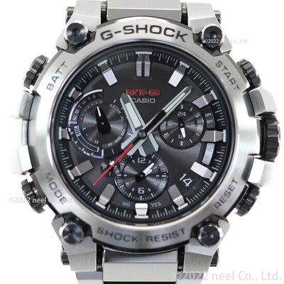 Pre-owned Casio G-shock Mtg-b3000d-1ajf Silver Bluetooth Solar Men's Watch With Box