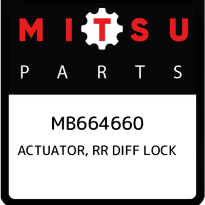 MB664660 ACTUATOR, RR DIFF LOCK Mitsubishi, New Genuine Part