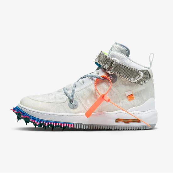 Белые туфли Nike x Off-White Air Force 1 Mid SP (DO6290-100)