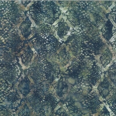 Hoffman Congo Bay Batiks by McKenna Ryan MR32 319 Snake  Cotton Fabric