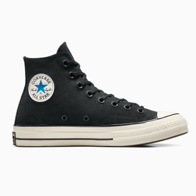 Black suede best sale converse high tops