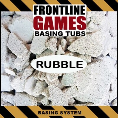 Rubble Frontline Games Miniature Basing Tub FLAT-RATE SHIPPING!