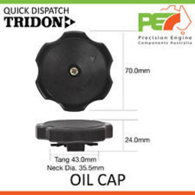 * TRIDON * Oil Cap For Mitsubishi Pajero iO RVR QA N11W,N23W (NZ Only)