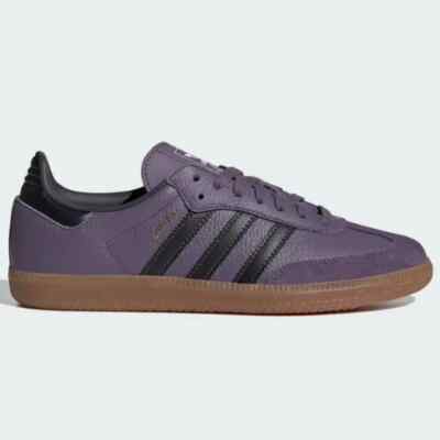 Adidas Women's Samba OG Leather Shoes 'Shadow Violet' - IE7012 Expeditedship
