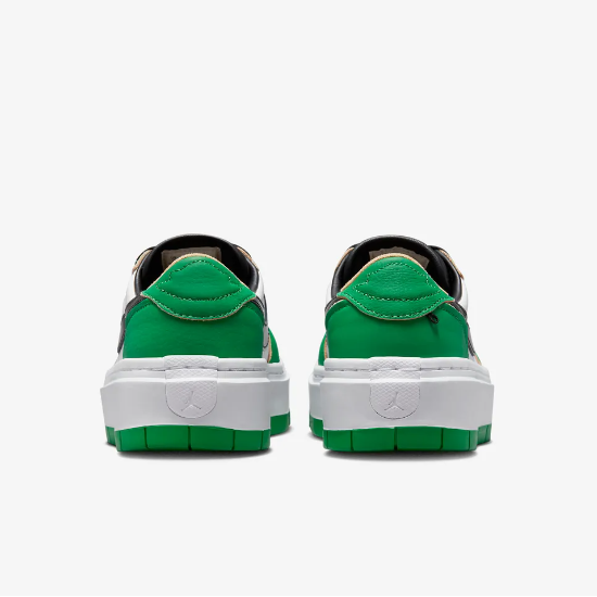 Pre-owned Jordan Nike Women's  1 Elevate Low Se Shoes 'lucky Green' (dq8394-301)