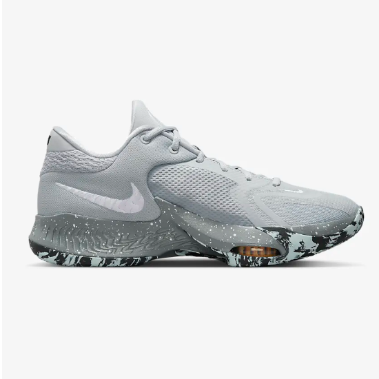 

Баскетбольные кроссовки Nike Zoom Freak 4 с гравировкой в камне (DJ6149-004) Expeditedship, Wolf grey, Nike Zoom Freak 4 Basketball