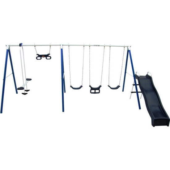 UPC 047672421207 product image for Flexible Flyer Play Around Metal Swing Set | upcitemdb.com