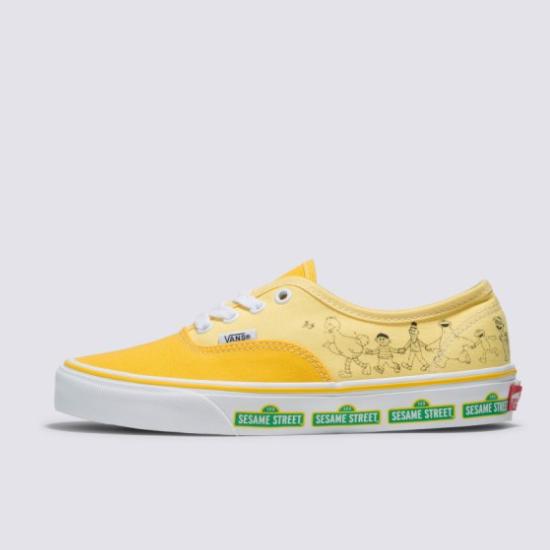 Желтые аутентичные туфли VANS X SESAME STREET Authentic — VN0009PVYLW Expeditedship