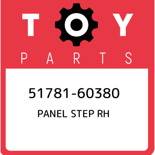 51781-60380 Toyota Panel step rh 5178160380, New Genuine OEM