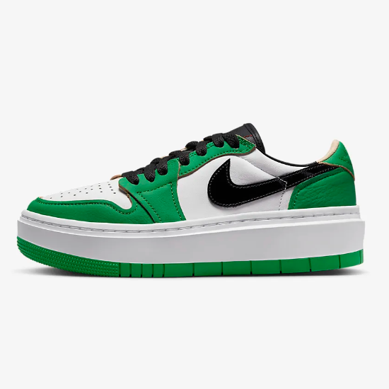 

Nike Air Jordan 1 Elevate Low SE Shoes Lucky Green (DQ8394-301) Expeditedship, Зеленый, Nike Air Jordan 1