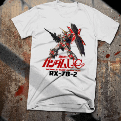 Cyber Punk t-shirt Mech Robot RX Tokyo science fiction Cyborg anime Kanji 