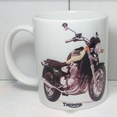 TRIUMPH THUNDERBIRD 900  MUG (CHAMPAGNE/GREEN)   (#118)