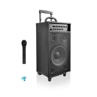 Pyle 800-Watt Wireless Portable Bluetooth(R) PA Speaker System PWMA1080IBT
