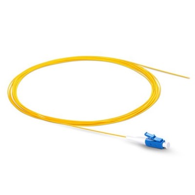 Lot of 10 1M Simplex LC/UPC 9/125 Single-mode Fiber Optic Pigtail - 0.9mm -5741