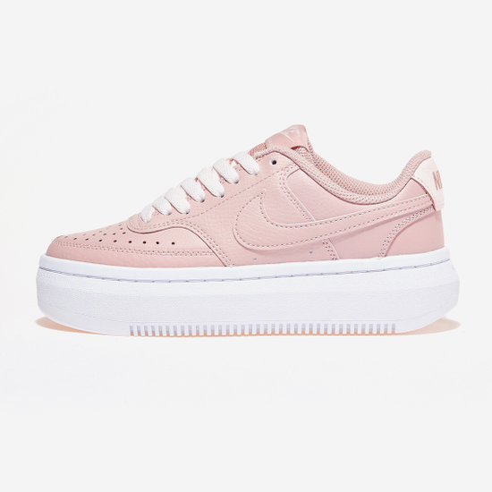 Женские кожаные туфли Nike Court Vision Alta Baby Pink (DM0113-600)