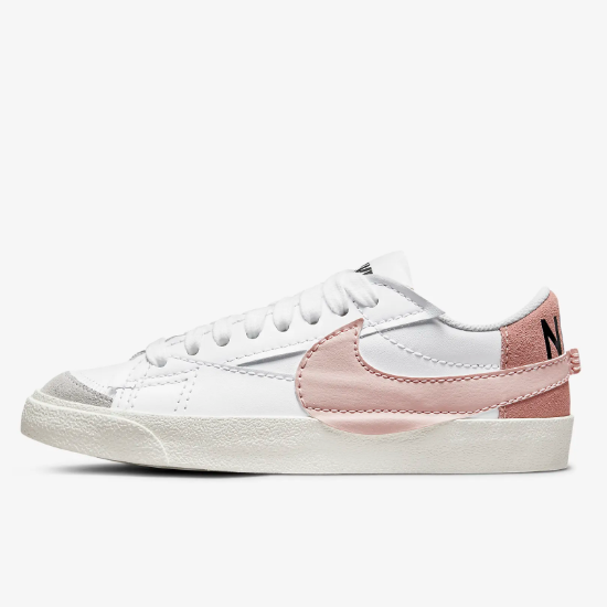 Кожаные кроссовки Nike Blazer Low 77 Jumbo Rose Whisper (DQ1470-102)