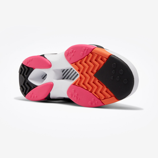 Pre-owned Reebok Shaq Attaq Basketball Shoes 'black/white/orange' - Hr0500 Expeditedship