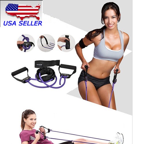 3.9ft Exercise Latex Resistance Band Fitness Stretch Training Home Workout 1pcs