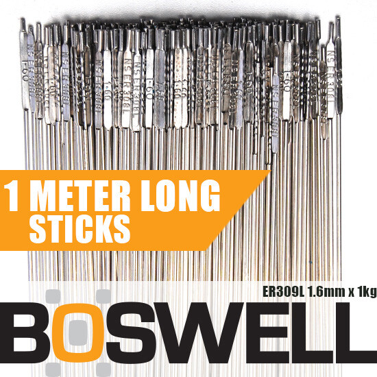 Boswell - 1.6mm X 1kg Stainless Steel Er309l Tig Filler Rods Welding Welder Rod