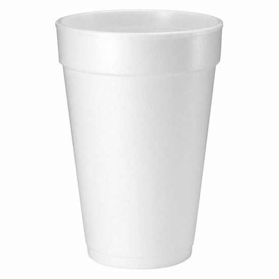 500-Pack Wincup Disposable Cold/Hot Cup, 16 oz, White