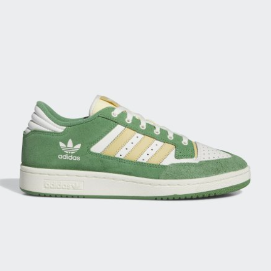 Низкие замшевые туфли Adidas Centennial 85 зеленого цвета - IG1600 Expeditedship