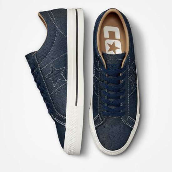 

Converse One Star Pro Denim Sneaker Midnight Navy - A04149C Expeditedship, Converse One Star Pro