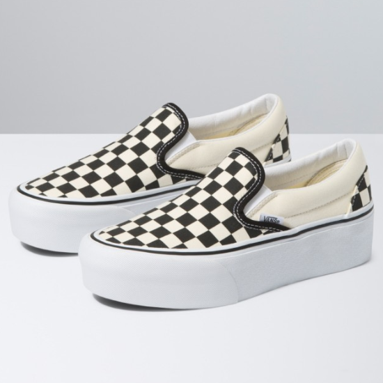 Туфли Vans Checker Board Classic без застежек со стопкой - VN0A7Q5RTYQ