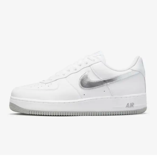 

Кроссовки Nike Air Force 1 Low Color Of The Month Metallic Silver (DZ6755-100), Белый, Nike Air Force 1 Low