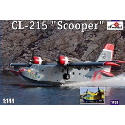 CL-215 ''Scooper'' kits model Amodel 1453 Plastic model airplane kit Scale 1:144 