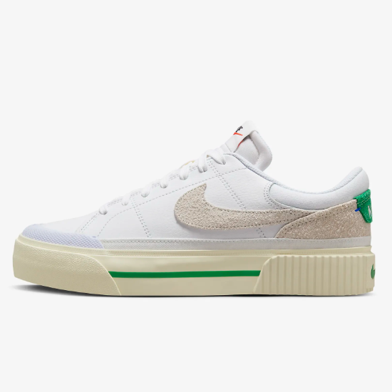 

Кроссовки Nike Court Legacy Lift White/Stadium Green (FJ5483-100) Expeditedship, Белый, Nike Court Legacy
