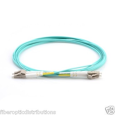 3m LC-LC Duplex 50/125 Multimode 10 Gb Fiber Patch Cable Aqua om3 - 92893