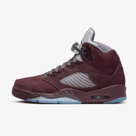 

Кроссовки Nike Air Jordan 5 Retro «Бордовый» (DZ4131-600) Ускоренная доставка, Burgundy, Air Jordan 5