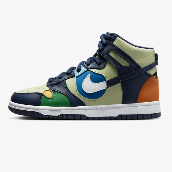 

Женские кроссовки Nike Dunk High LX «Pistachio/Navy» (DQ7575-300) Expeditedship, Синий, Nike Dunk High