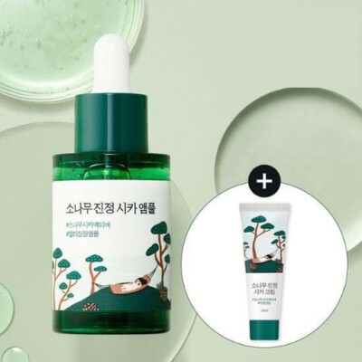 Round Lab Pine Tree Soothing Cica Ampoule + Soothing Cream 10ml