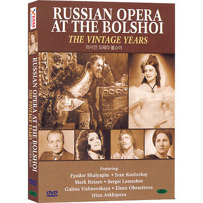 Russian Opera at the Bolshoi : The Vintage Years (DVD,All,New) 