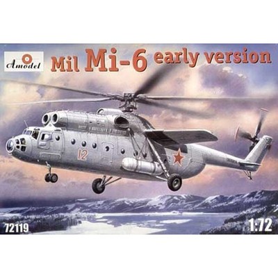Amodel 72119 Plastic model kit Scale 1:72 Mi-6 Soviet helicopter, early