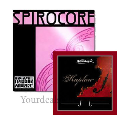 YDC Cello Strings  Set 4/4 Spirocore Tungsten G,C - Kaplan  A,D 