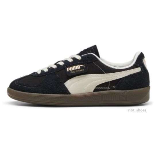 Puma ★ Palermo Vintage Black Puma Palermo Vintage Suede 'Black' (396841-04) Expeditedship