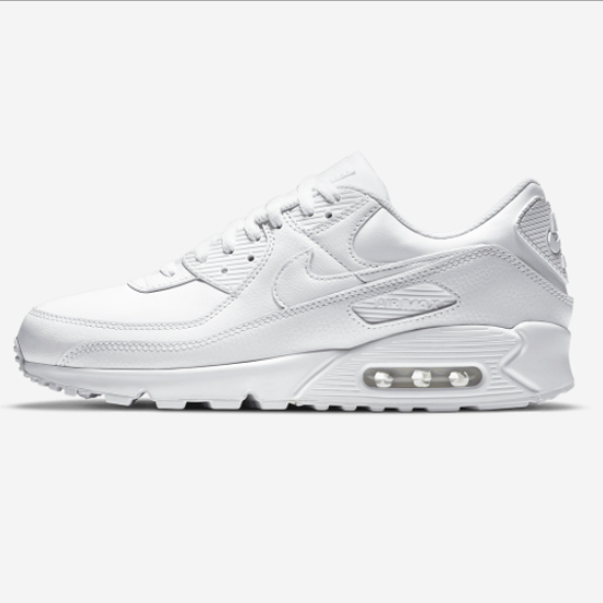 

Кожаные кроссовки Nike Air Max 90 «Triple White» (CZ5594-100) Expeditedship, Белый, Nike Air Max 90