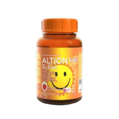Altion Kids D3 Sun Children's Multivitamin Nutritional Supplement, 60 Gels