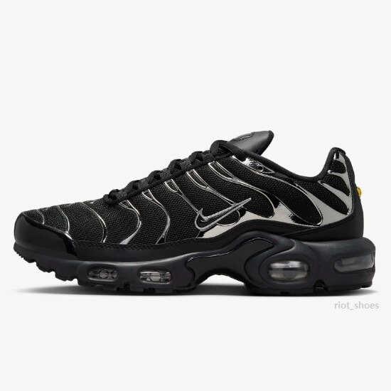 Nike Womens Air max Plus Черный/серебристый металлик (HJ9743-001) Ускоренная доставка